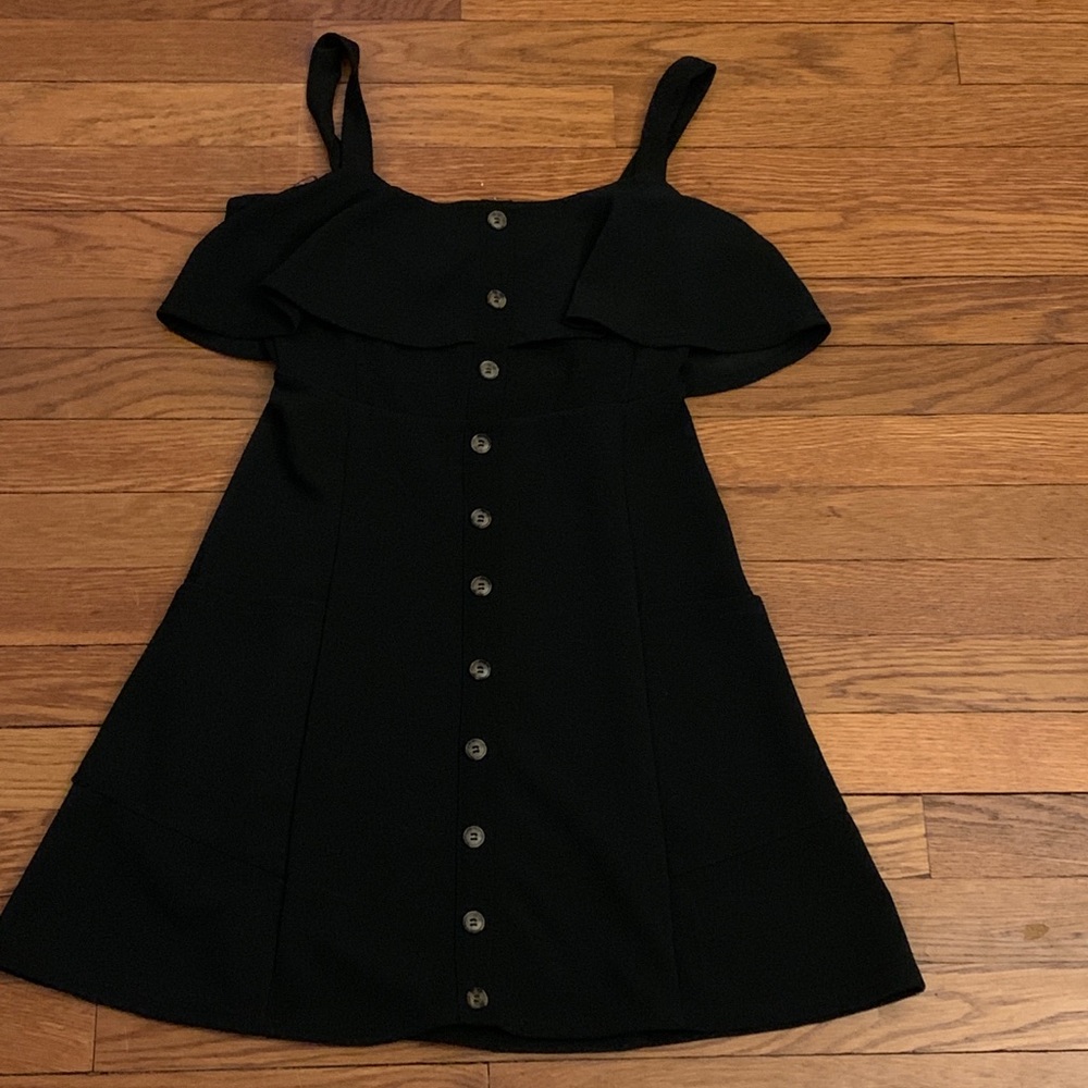 Flowy black dress